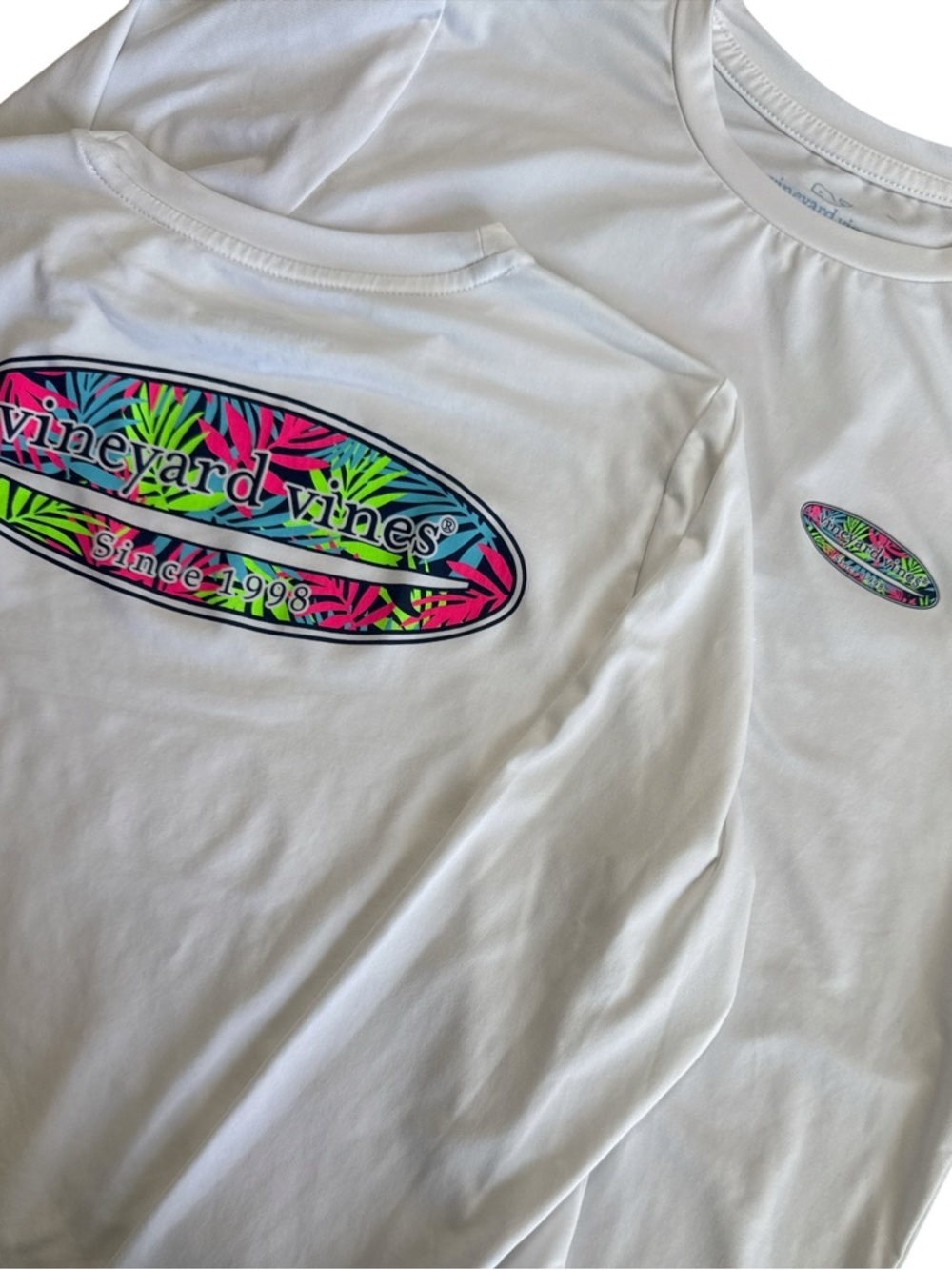 Vineyard Vines Performance Longsleeve SurfTee Boys’ Multiple Sizes White Beach